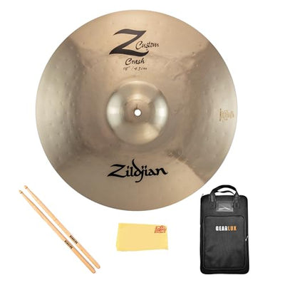 Zildjian Z40115 18" Z Custom Crash Cymbal w/ Drumstick Bag