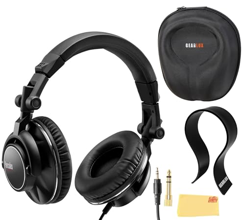 Hercules HDP DJ60 Closed-Back DJ Headphones w/ Case