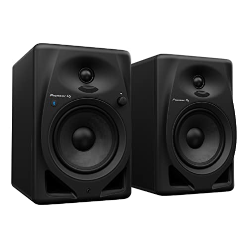 Pioneer DJ DM-50D-BT 5-Inch Desktop Active Monitor Speaker with Bluetooth - Black