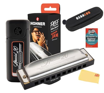 Hohner Special 20 Harmonica - Key of C w/ Zip Pouch