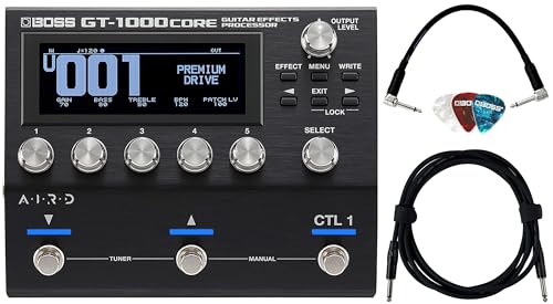 Boss GT-1000CORE Guitar Effects Processor w/ Instrument Cable