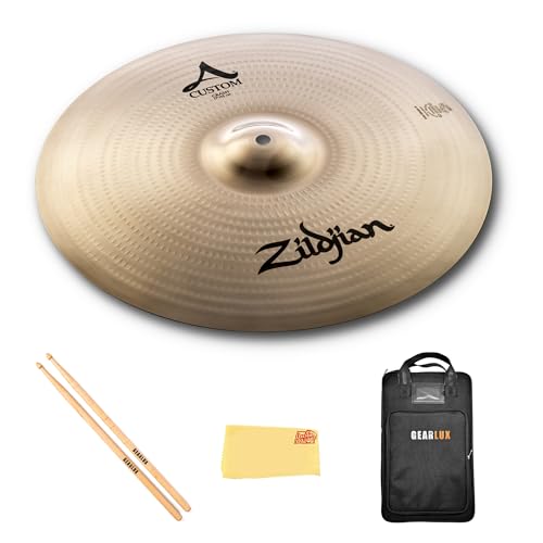 Zildjian A20515 17" A Custom Crash Cymbal w/ Drumstick Bag