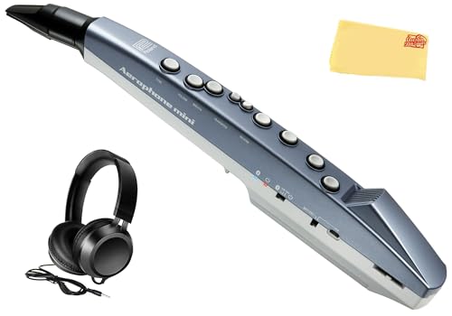 Roland AE-01 Aerophone Mini Digital Wind Instrument - Blue w/ Headphones
