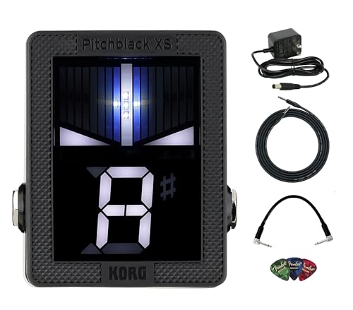 Korg Pitchblack XS Chromatic Pedal Tuner w/ Power Supply
