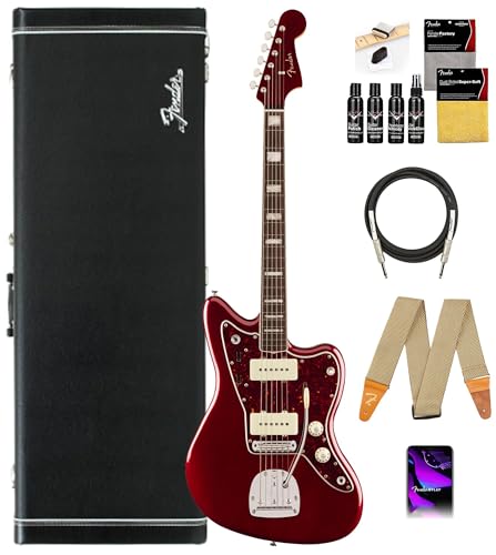 Fender Troy Van Leeuwen Jazzmaster - Oxblood w/ Guitar Cleaning Kit