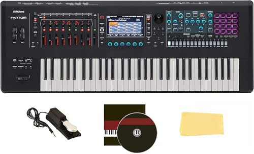 Roland Fantom-06 Synthesizer Keyboard w/ Sustain Pedal
