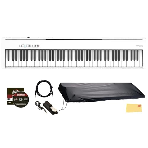 Roland FP-30X 88-Key Digital Piano - White w/ Sustain Pedal