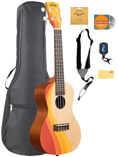 Kala KA-SURF-SWELL Surf Swell Concert Ukulele w/ Gig Bag