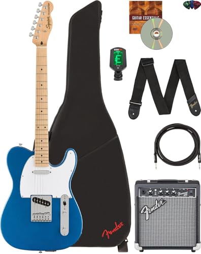 Fender Squier Affinity Telecaster, Maple - Lake Placid Blue w/ Frontman 10G Amplifier