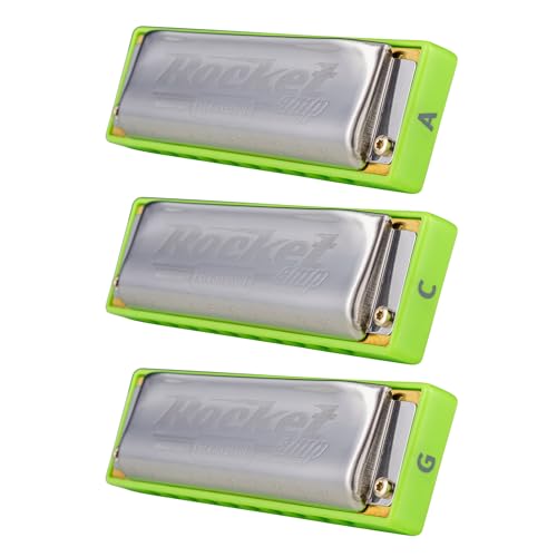 Hohner Rocket Amp Harmonica Pro Pack with Keys of C, G, and A