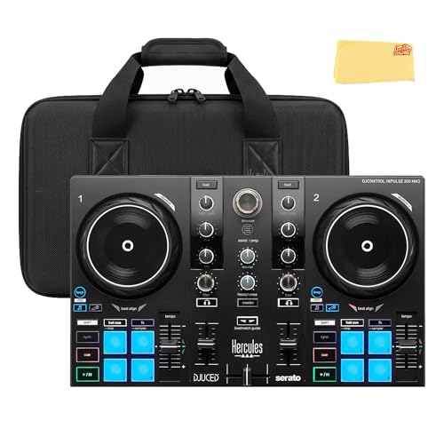 Hercules DJControl Inpulse 200 MK3 DJ Controller w/ Carrying Case