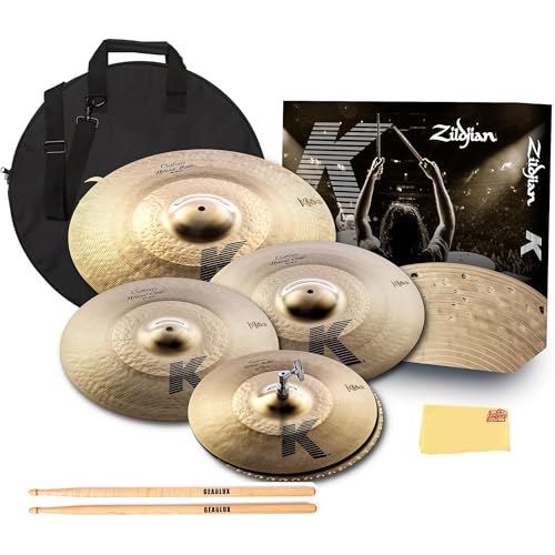 Zildjian K1250 K Custom Hybrid Cymbal Pack 14/16/18/20 w/ Bag