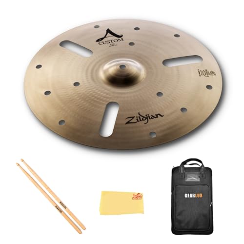 Zildjian A20816 16" A Custom EFX Cymbal w/ Drumstick Bag