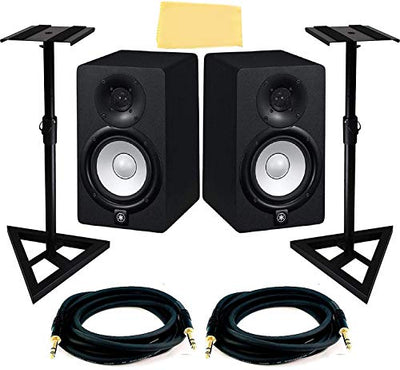 Yamaha HS5 5-Inch Powered Studio Monitor Pair w/ Stands