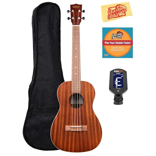 Kala KA-B Satin Mahogany Baritone Ukulele w/ Gig Bag
