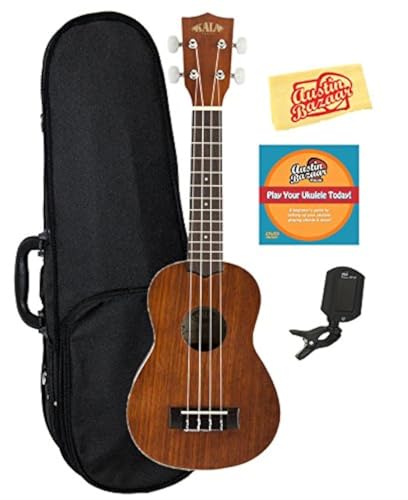 Kala KA-S Satin Mahogany Soprano Ukulele w/ Hard Case