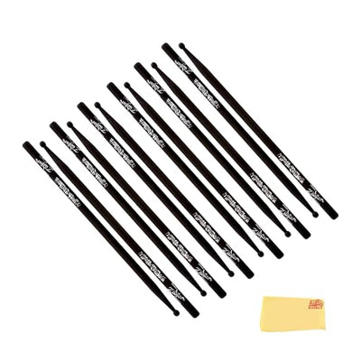 Zildjian ZASTBLK Travis Barker Black Artist Series Drumsticks - 6 Pack