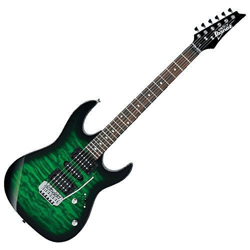 Ibanez GRX70QA RG Gio Electric Guitar - Transparent Emerald Burst