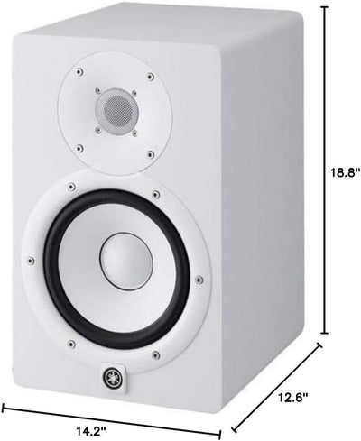 Yamaha HS7 7-Inch Powered Studio Monitor Speaker - White