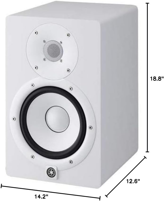 Yamaha HS7 7-Inch Powered Studio Monitor Speaker - White