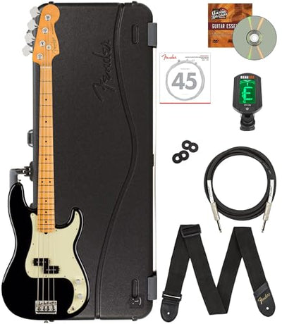 Fender American Professional II Precision Bass - Black w/ Hard Case