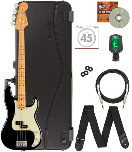 Fender American Professional II Precision Bass - Black w/ Hard Case