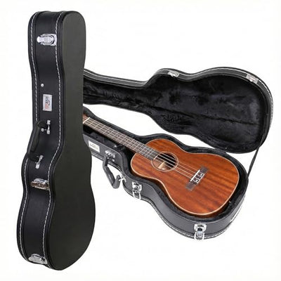 Gearlux Wooden Tenor Ukulele Case - Black