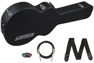 Gretsch G2622T Streamliner Center Block Electric Guitar Case - Black w/ Strap