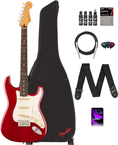 Fender Player II Stratocaster - Transparent Cherry Burst w/ Cleaning Kit