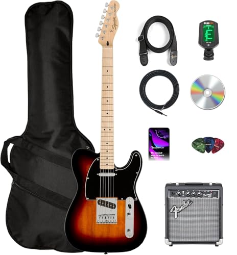 Fender Squier Affinity Telecaster - 3 Color Sunburst w/ Frontman 10G Amplifier
