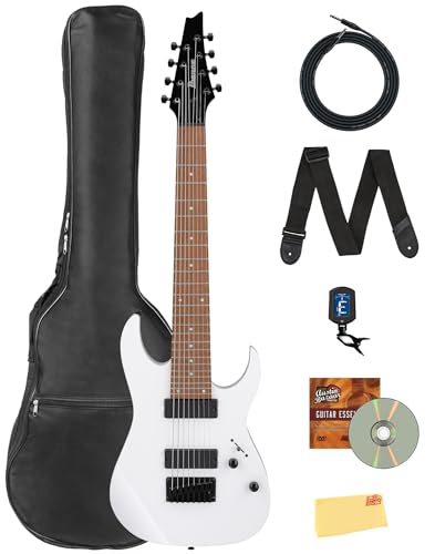 Ibanez RG8 RG Standard 8-String Electric Guitar - White w/ Gig Bag