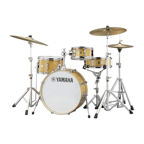 Yamaha SBP0F4H Stage Custom Hip 4-Piece Drum Shell Pack - Natural Wood