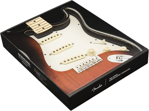 Fender Tex-Mex SSS Pre-Wired Stratocaster Pickguard w/ Instrument Cable