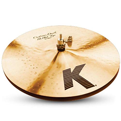 Zildjian K0945 14" K Custom Dark Hi-Hat Cymbal - Bottom