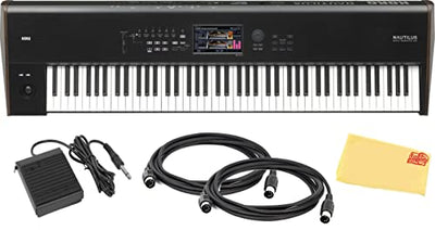 Korg Nautilus 88 Synthesizer Workstation w/ Sustain Pedal