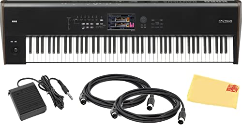 Korg Nautilus 88 Synthesizer Workstation w/ Sustain Pedal