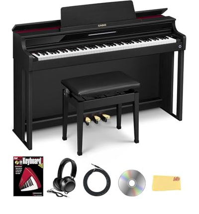 Casio AP-550 Celviano 88-Key Digital Piano - Black w/ Headphones