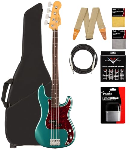 Fender American Professional Classic Precision Bass - Faded Sherwood Green Metallic w/ Cleaning Kit