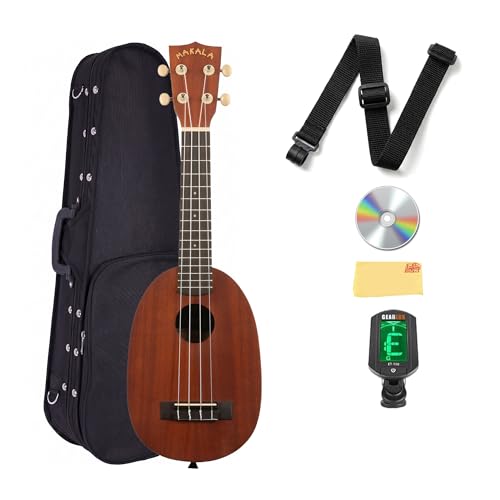Kala MK-P Makala Pineapple Soprano Ukulele w/ Hard Case