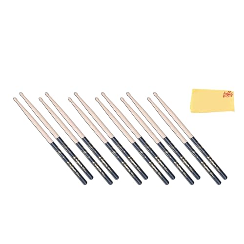 Zildjian 5B Black DIP Drumsticks - 6 Pack