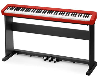 Casio CDP-S160 88-Key Compact Digital Piano - Red w/ CS-470P Stand
