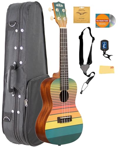 Kala KA-SURF-DAWNPATROL Surfboard Dawn Patrol Concert Ukulele w/ Case