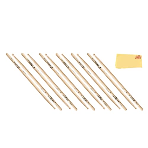 Zildjian 7A Drumsticks - 6 Pack