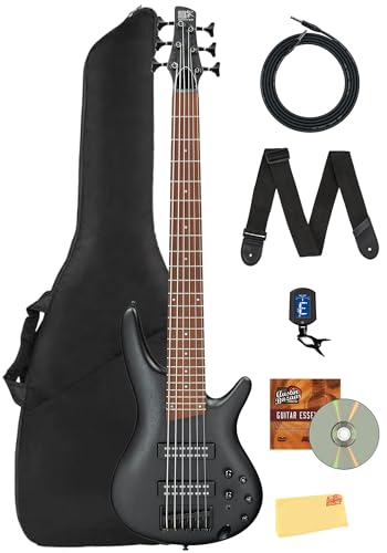 Ibanez SR306EB SR Standard 6-String Bass Guitar - Weathered Black w/ Gig Bag
