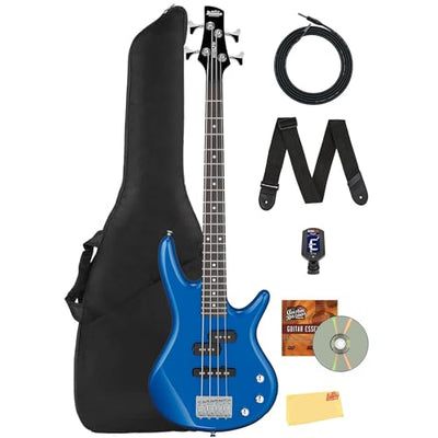 Ibanez GSRM20 SR Gio miKro Short-Scale Bass Guitar - Starlight Blue w/ Gig Bag