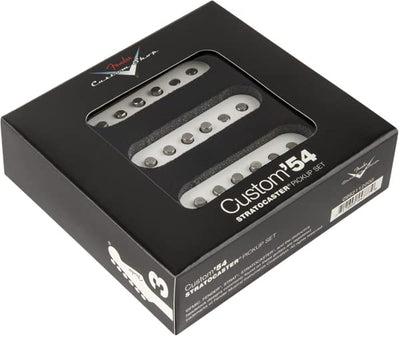Fender Custom Shop '54 Stratocaster Pickups - White w/ Picks