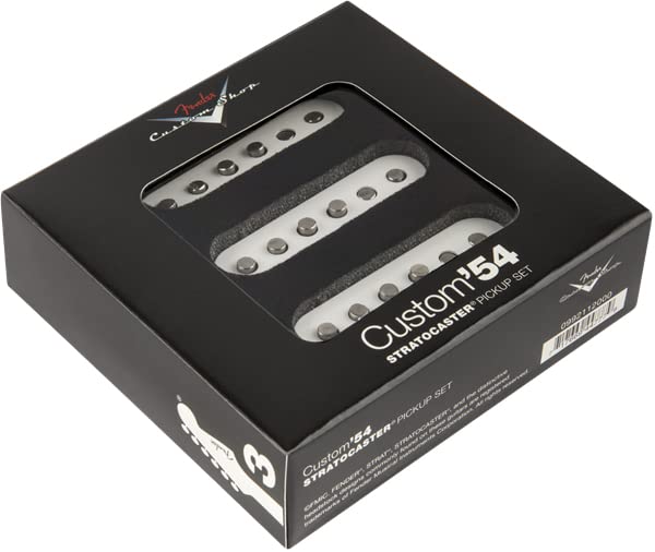 Fender Custom Shop '54 Stratocaster Pickups - White w/ Picks