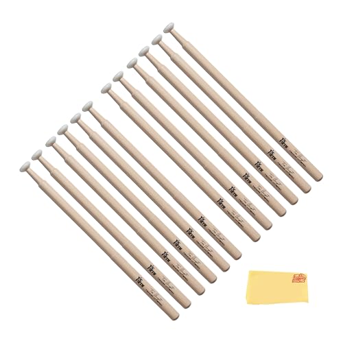 Vic Firth STATH Corpsmaster Multi-Tenor Tom Aungst Tenor Hybrid Drumsticks - 6 Pack