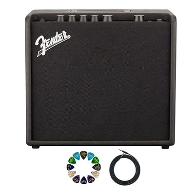 Fender Mustang LT25 Guitar Combo Amplifier w/ Instrument Cable