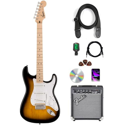 Fender Squier Sonic Stratocaster - 2-Color Sunburst w/ Frontman 10G Amp